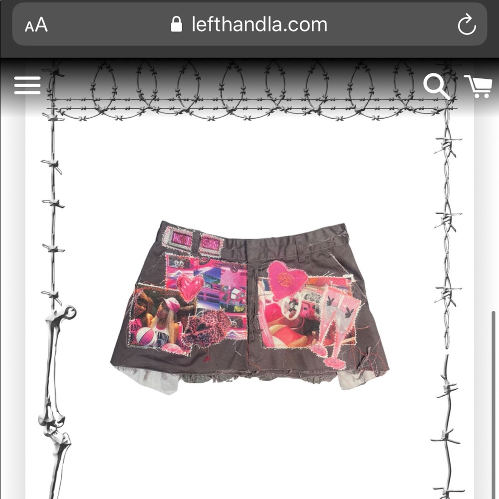 left hand la nicki the ninja skirt